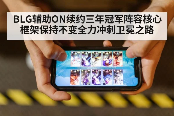BLG辅助ON续约三年冠军阵容核心框架保持不变全力冲刺卫冕之路